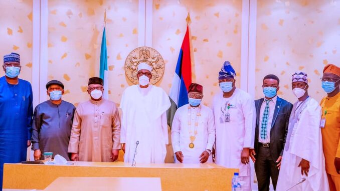 Buhari meets with NMA