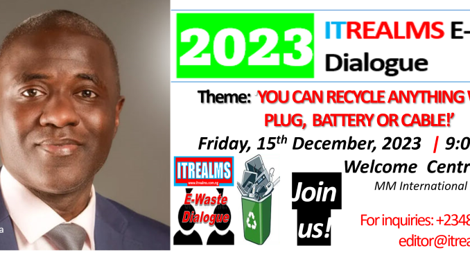 Keynoter - EVC-NCC Maida for 2023 ITREALMS E-Waste Dialogue